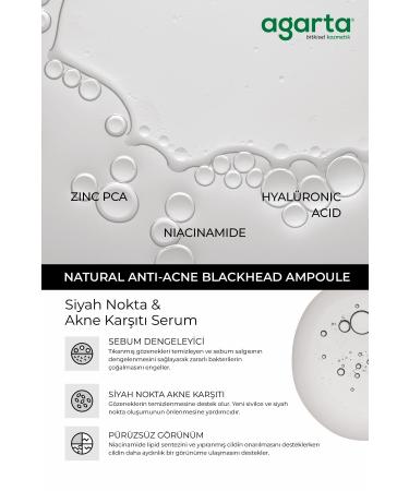 Agarta Natural Anti-Acne Blackhead Ampoule Blackhead & Anti-Acne Serum 50 ML - Buy Online on GoSupps.com