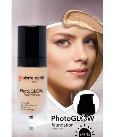 Pierre Cardin Photoglow Luminous Foundation Medium Skin With Very Warm