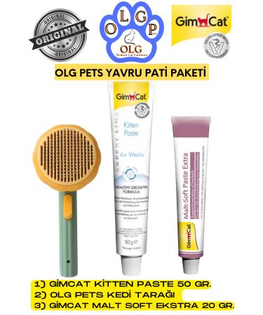 Gimcat Kitten Paw Package (Gimcat Kitten Paste Gimcat Malt Soft Extra Olg Pets Cat Comb) - Buy Online on GoSupps.com