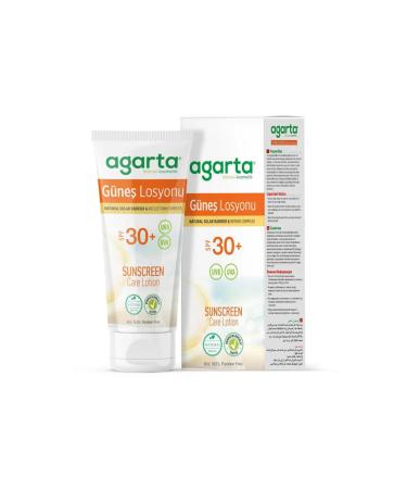 Agarta NATURAL SUN LOTION 30 SPF 100 ML
