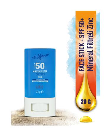 Eda Ta p nar SPF 50+ Mineral Filter Blue Zinc Stick (EGY0030)