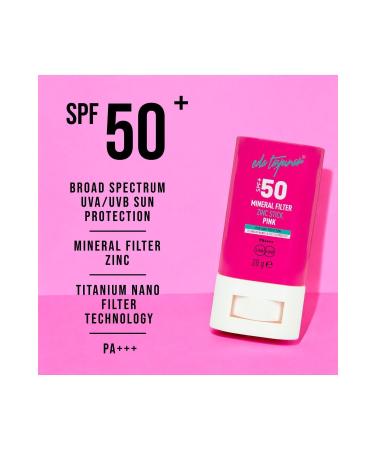 Eda Ta p nar SPF 50+ Mineral Filter Pink Zinc Stick (EGY0031) - Buy Online on GoSupps.com