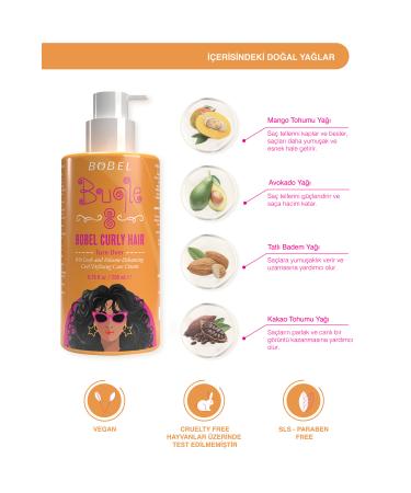 bobel Buqle-8 Wet Look and Volume Curl Defining Vegan Hair Care Cream - Buy Online on GoSupps.com