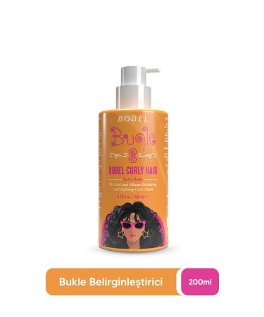 bobel Buqle-8 Wet Look and Volume Curl Defining Vegan Hair Care Cream