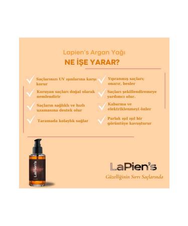 Lapien's Argan Oil Intense Nourishing Ethics for Damaged Hair Adding Softness and Shine 100 ml - Buy Online on GoSupps.com