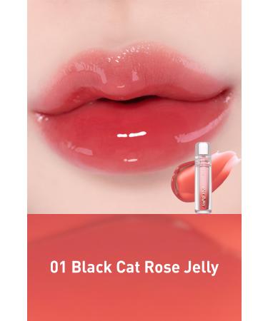 ETUDE New Coco Plum Overglowy Tint/Voluminous Shiny Lip Appearance Tint-01 Black Cat Rose Jelly - Buy Online on GoSupps.com