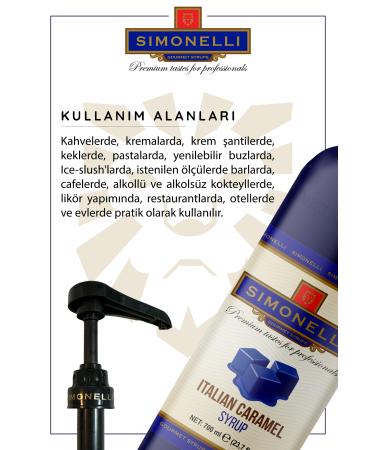 Simonelli Coffee Syrup | Italian Caramel | 70 Cl | - Buy Online on GoSupps.com