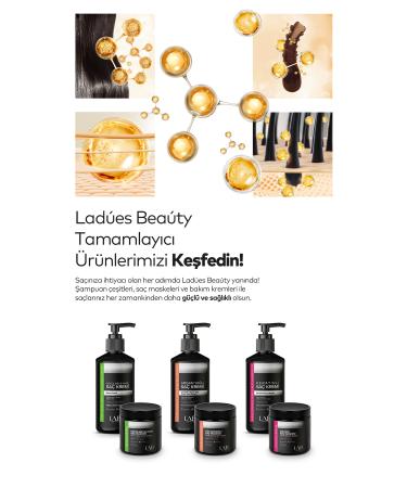 LADUES BEAUTY KERATIN SALT-FREE SHAMPOO 500 ML - Buy Online on GoSupps.com