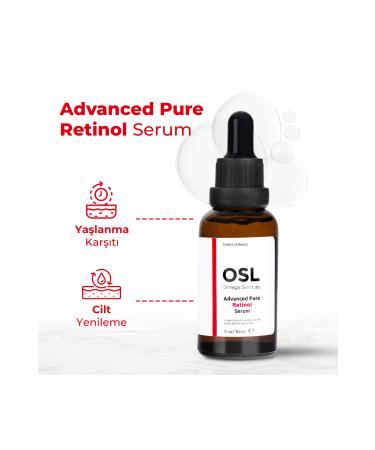 OSL Omega Skin Lab Advanced Pure Retinol Serum 30ml (Anti-Aging Pure Care Serum) - Buy Online on GoSupps.com