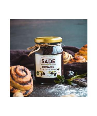 SADE Organic x 4 Jar Black Olive Paste 170 gr