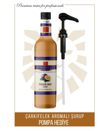Simonelli Coffee and Cocktail Syrup Passion Fruit Flavor 700 ml Pump - Buy Online on GoSupps.com