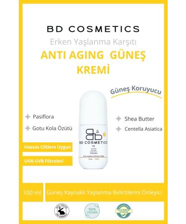 Bd Pharma Bd Cosmetics 50 Spf Antiaging Sunscreen Cream 100 Ml