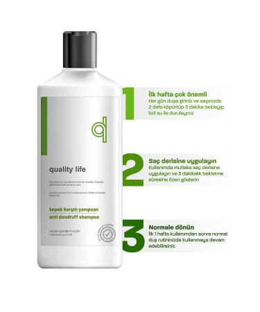 Quality Life Ql Dandruff Shampoo - 13 Active Anti-Dandruff Shampoo 300 Ml (Anti-Dandruff Shampoo) Eczema - Buy Online on GoSupps.com