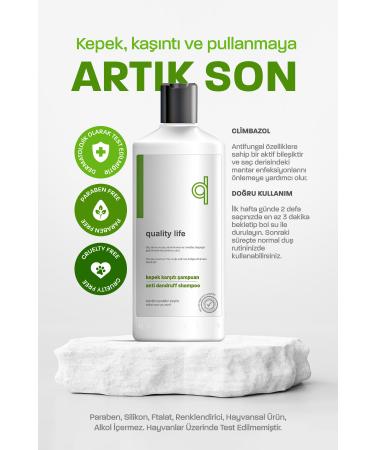 Quality Life Ql Dandruff Shampoo - 13 Active Anti-Dandruff Shampoo 300 Ml (Anti-Dandruff Shampoo) Eczema - Buy Online on GoSupps.com