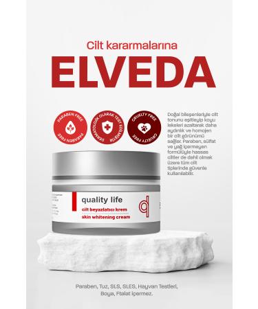 Quality Life Whitening Cream Genital Area Skin Underarm Bikini Area Elbow Whitening Private Area Face - Buy Online on GoSupps.com