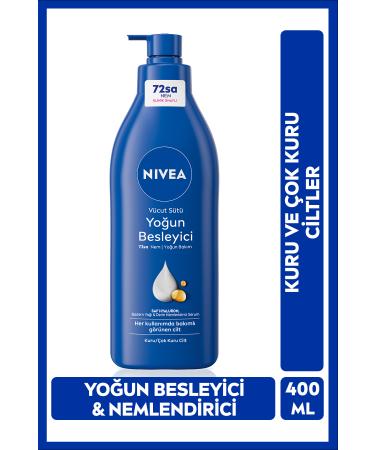 NIVEA Creme 30ml Intensive Nourishing Body Milk 400ml Moisturizing Hand Care Cream 75ml Dry Skin Hyaluron - Buy Online on GoSupps.com