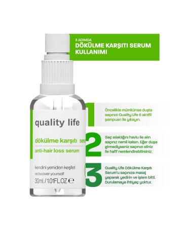 Quality Life Ql Anti-Loss Hair Serum (Special Serum for Hair Loss Due to the Process) - Buy Online on GoSupps.com