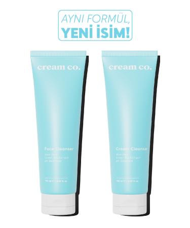 Cream Co. Green Tea Extract Cream Facial Cleanser | Ph Balanced Brightener | Makeup Remover | All Skin Types - Buy Online on GoSupps.com