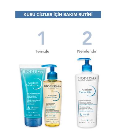 Bioderma Atoderm Shower Oil 200 ml - Buy Online on GoSupps.com