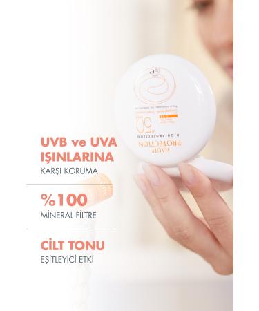 Avene Beige Compact SPF0+ Mineral Filter Compact Light Colored Sunscreen 10 gr - Buy Online on GoSupps.com