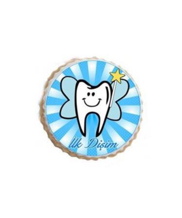 Ala at Cookie Maker My First Tooth Boy Picture Edible Cookies 15 Pieces