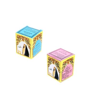 Aktarix Arabian Girl Cream Set 1 Blue 1 Pink