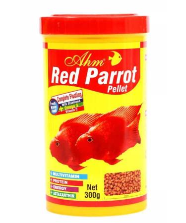 Ahm Red Parrot Pellet 1000 Ml. Fish Food