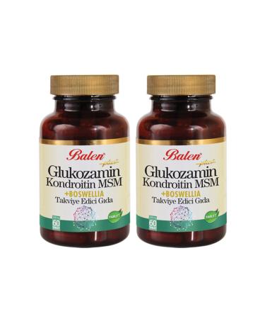 Balen Glucosamine Chondroitin Msm Boswellia Tablet 60 - 1200 Mg X 2 Pieces