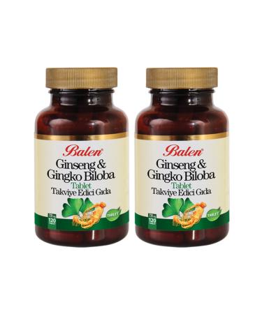 Balen Ginseng & Ginkgo Biloba Tablet Supplementary Food X 2 Pieces