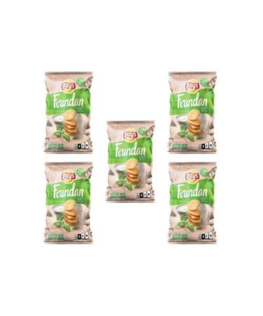 Lays Baked Yogurt and Seasonal Greens Chips 103 Gr X 5 Pcs.