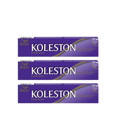 Wella Tube Paint 60 ml- 77.44 Red Hot Fire 3 Pieces