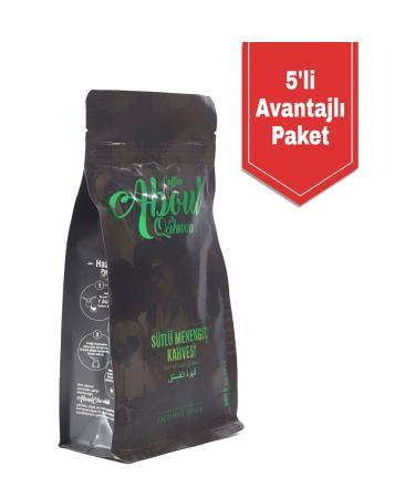 Aboul Qahwaa Milky Menengi Dibek Coffee 5x200 gr
