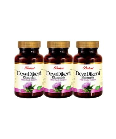 Balen Milk Thistle Extract 300 Mg 60 Capsules 3 Pieces