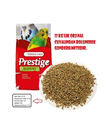 Versele Laga Prestige Budgie Food 2kg Split