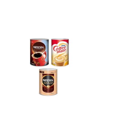 Nestle Nescafe Classic 1000gr + Coffeemate 2000gr + Nescafe Gold 900gr
