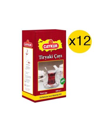 aykur Tiryaki Tea 1 Kg X 12 Pieces