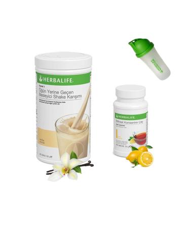 Herbalife Shake Vanilla - Tea Lemon - Aloe Vera - Shaker