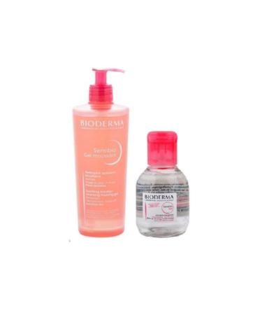 Bioderma Sensibio Foaming Gel 500 ml and Sensibio H2o 100 ml