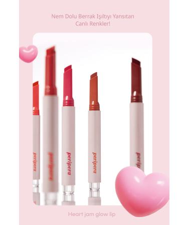 PERIPERA Intense Moisturizing Shiny Finish Balm Heart Jam Glow Lip (7 APRICOT JELLY) (LUCKY LOTTERY) - Buy Online on GoSupps.com