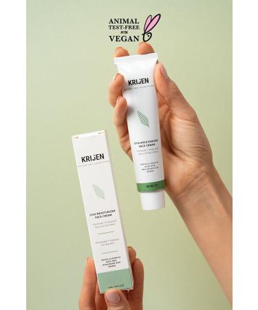 Krijen Cica + Aloe Vera | Fermented / Prebiotic Dry Skin Face Cream 50 ml - Buy Online on GoSupps.com