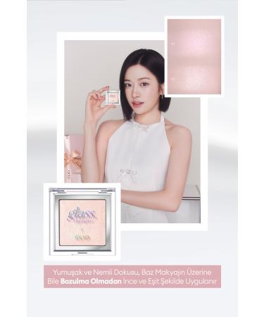 CLIO Natural Looking Pink Shining Illuminator CLIO Glass&Highlighter (01 Moon Glow) Luxury Koshort - Buy Online on GoSupps.com