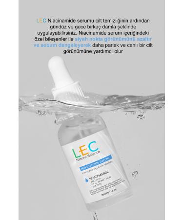 Lecnaturescience Pore Tightening Anti Acne Tone Equalizer Anti-Blackhead Niacinamide Skin Serum 30 ml. - Buy Online on GoSupps.com