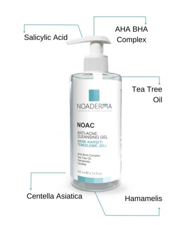 NOADERMA Anti-Noac Cleansing Gel 200 ml - Buy Online on GoSupps.com