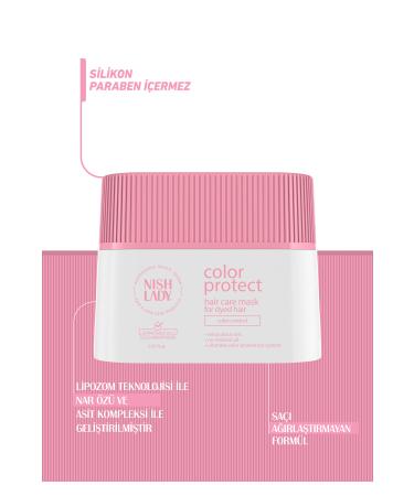 Nishlady Color Protect Hair Mask for Color-Dyed Hair Deep Care for Color-Dyed Hair in All Colors - Buy Online on GoSupps.com