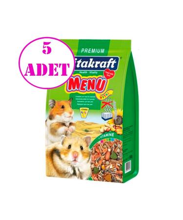 Vitakraft Menu Vital Hamster Food 1 Kg 5 Pcs