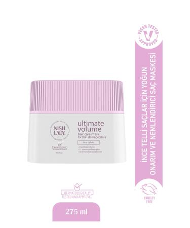 Nishlady Ultimate Volume Hair Mask Intensive Repairing and Moisturizing Mask for Fine Hair