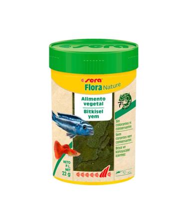 Sera Flora Nature Herbal Flake Fish Food 100 ml