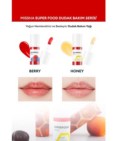 Missha Moisturizing and Nourishing Lips Forest Fruit Lip Care Oil Super Food Lip Oil Berry - Buy Online on GoSupps.com