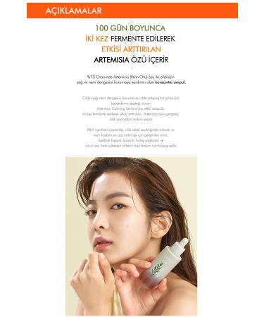 Missha Concentrated Ampoule Artemisia Calming Ampoule 50 ml Protecting the Oil-Moisture Balance of the Skin - Buy Online on GoSupps.com