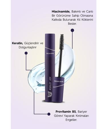 Ashley Joy Keratin and Biotin Nourishing Extension Natural Care Eyebrow Eyelash Serum 6 ml - Buy Online on GoSupps.com